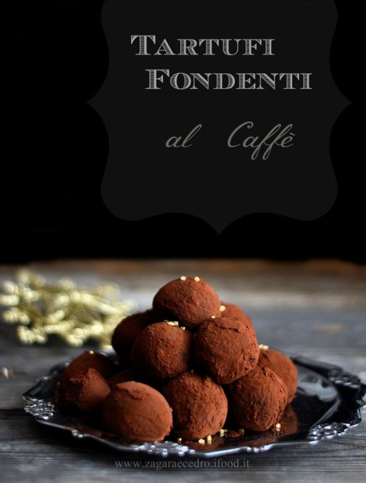 Tartufi fondenti al Caffè