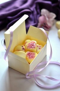 valentino white chocolates