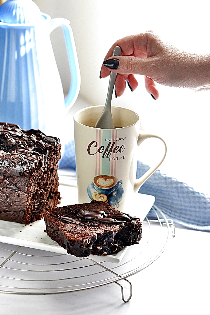 banana bread al cioccolato