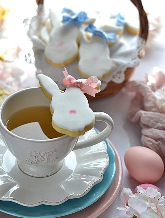 biscotti bunny con pasta di zucchero